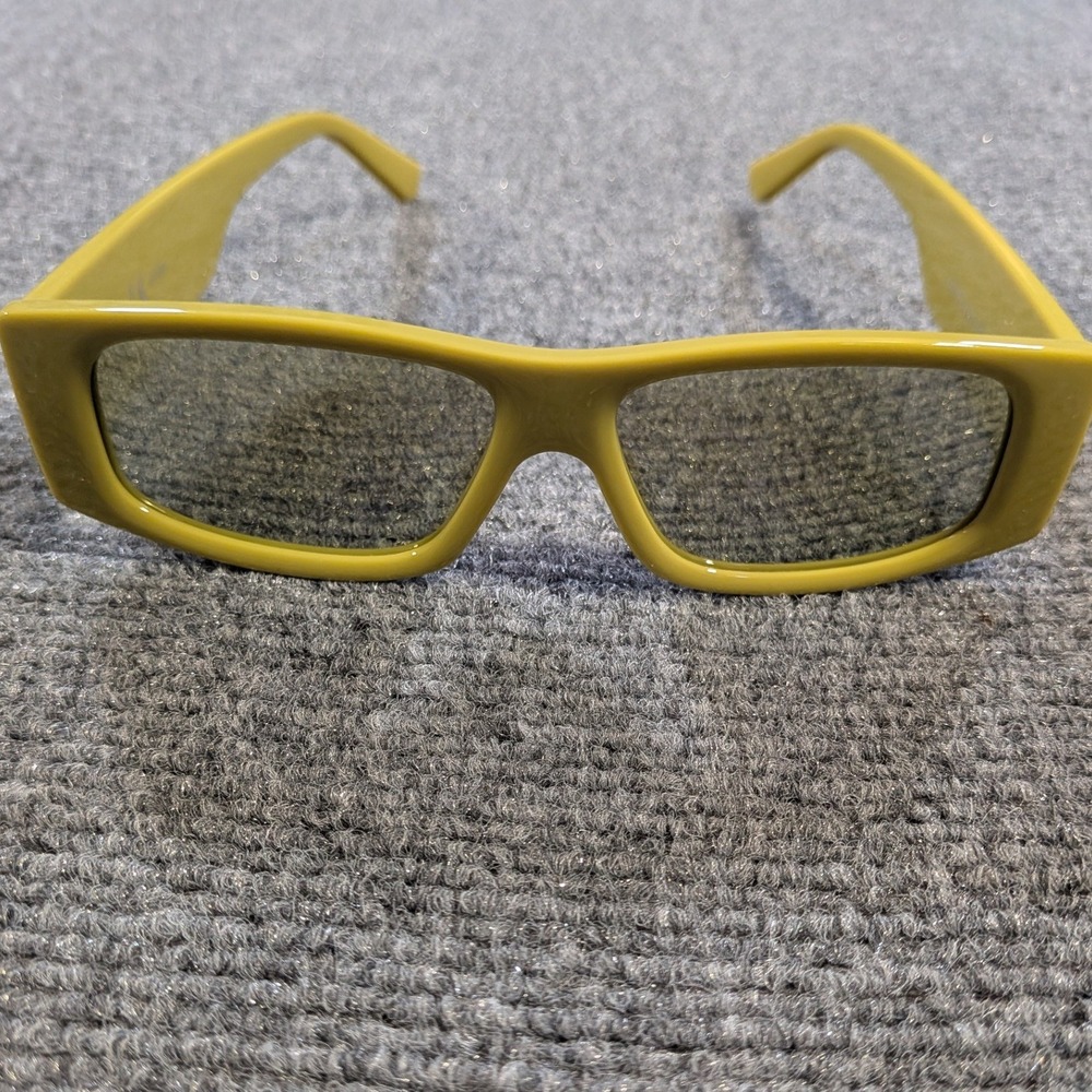 Sojos Rectangular Sunglasses Women One Size Chartreuse Yellow Polarized